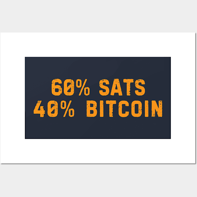 60/40 Portfolio Allocation Bitcoinsa Wall Art by Metavershort